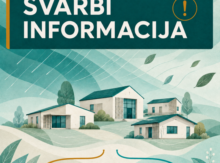 Dėl audros sutrikęs Sveikatos centro padalinių darbas